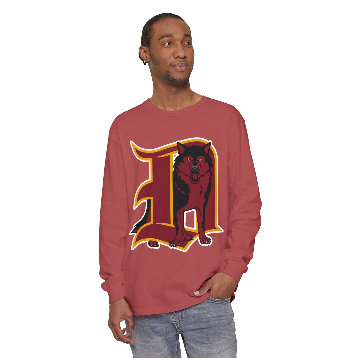 Garment-Dyed Long Sleeve Tee