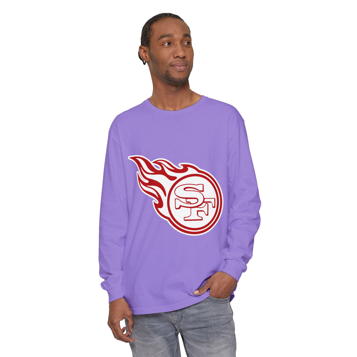 Garment-Dyed Long Sleeve Tee