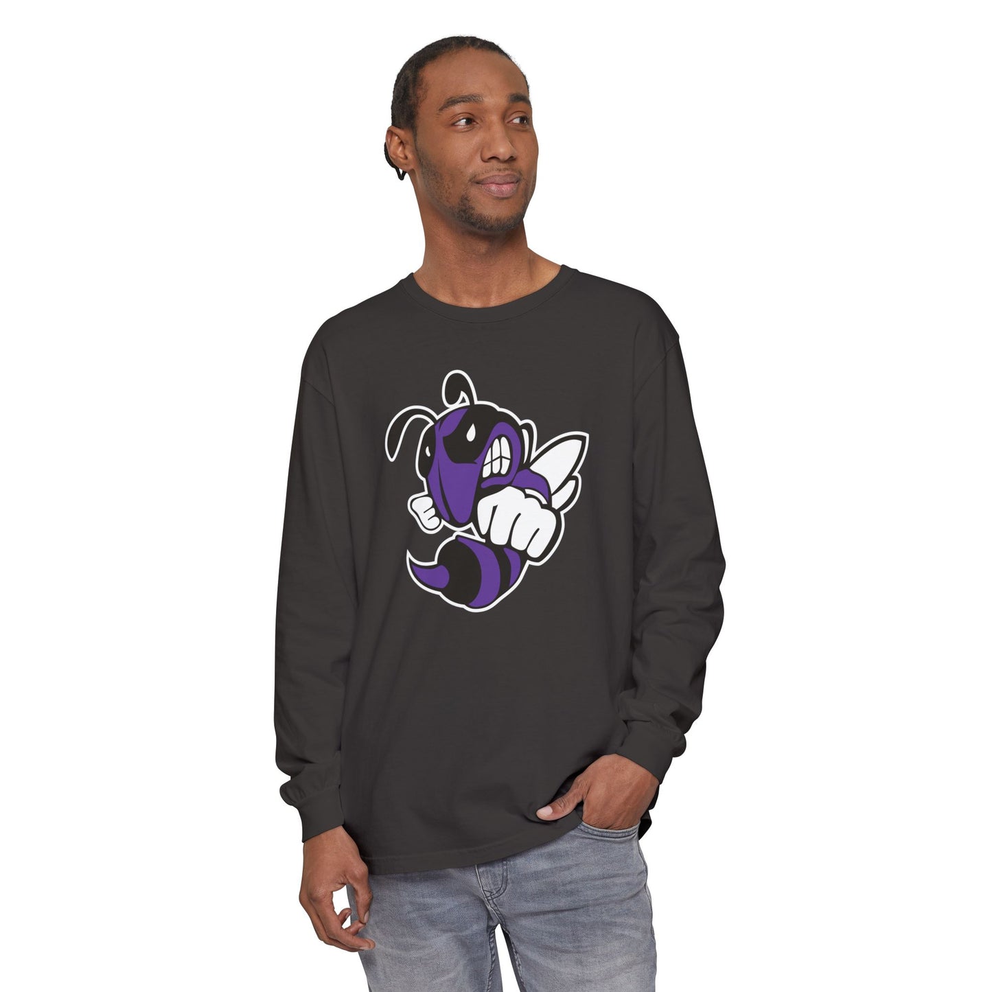 Garment-Dyed Long Sleeve Tee