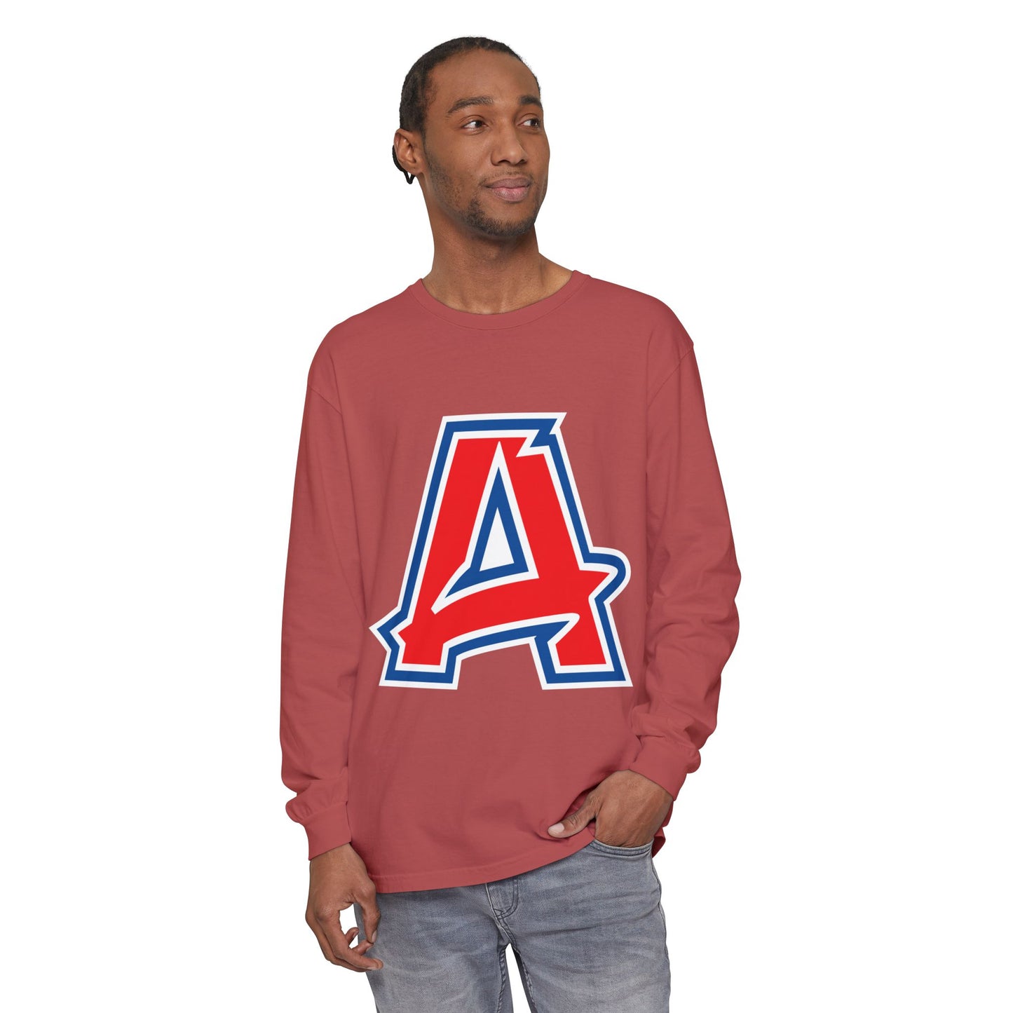 Garment-Dyed Long Sleeve Tee