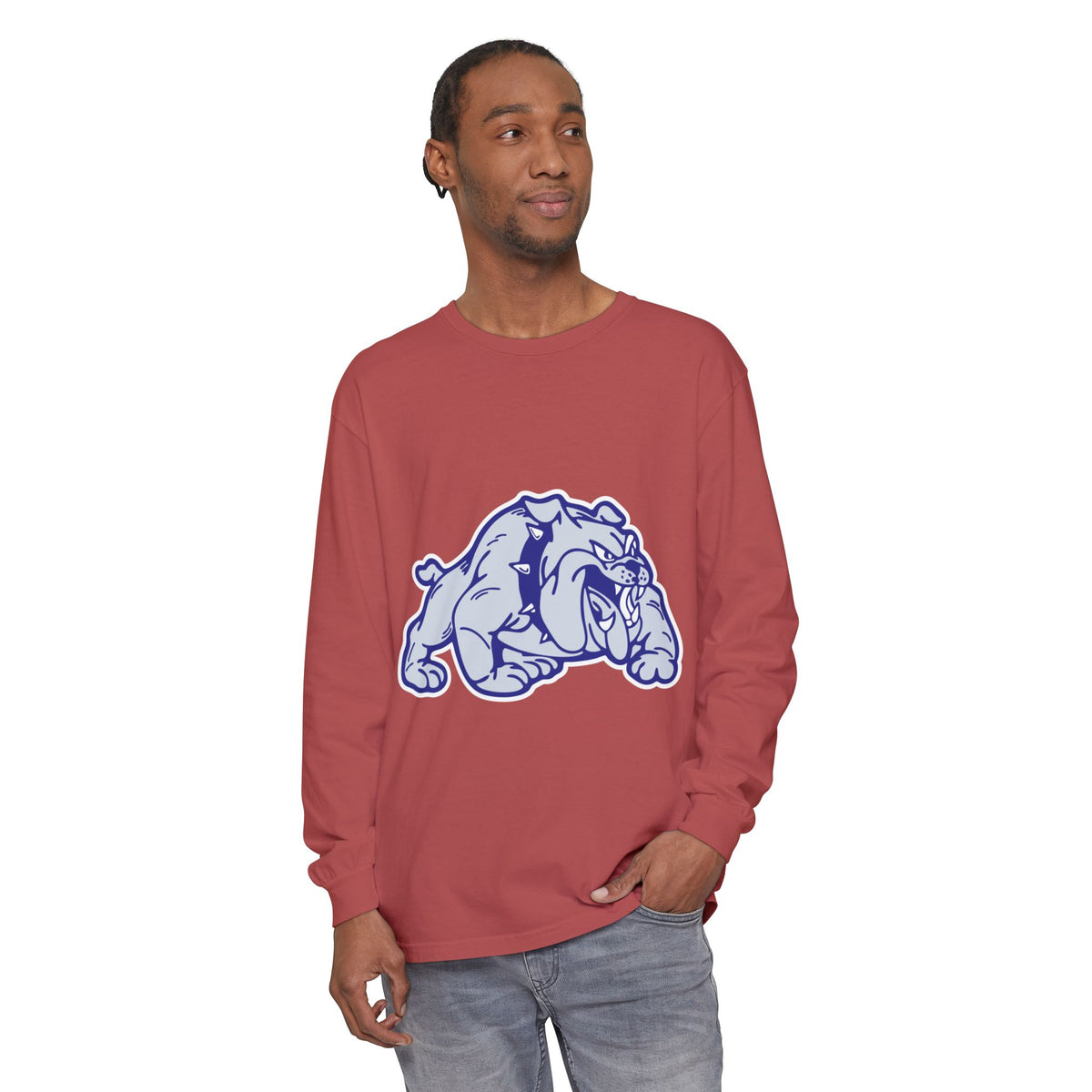 Garment-Dyed Long Sleeve Tee