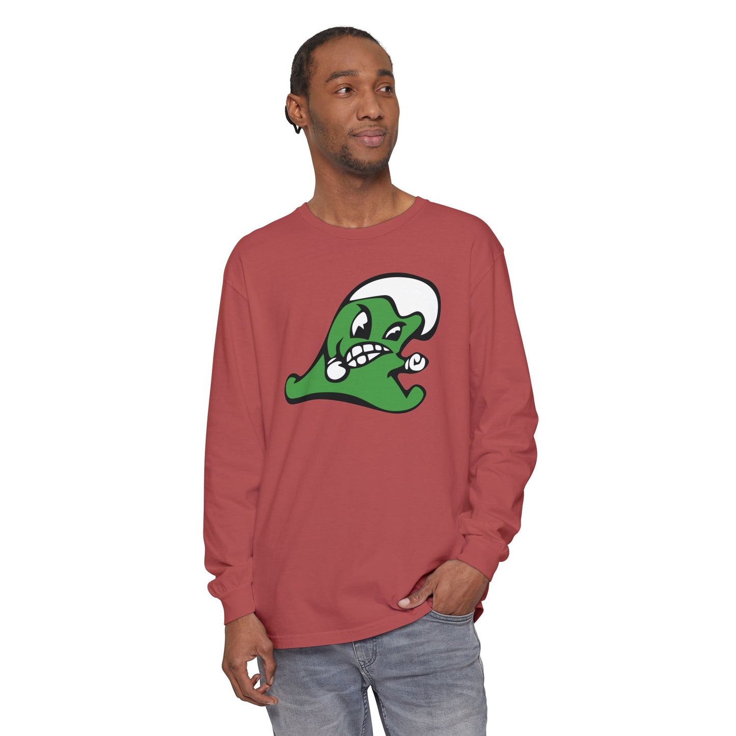 Garment-Dyed Long Sleeve Tee