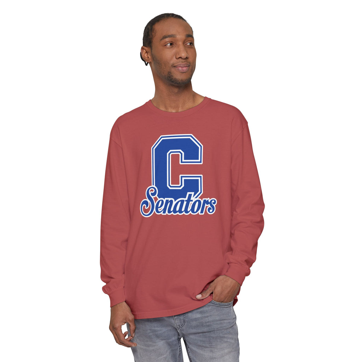 Garment-Dyed Long Sleeve Tee