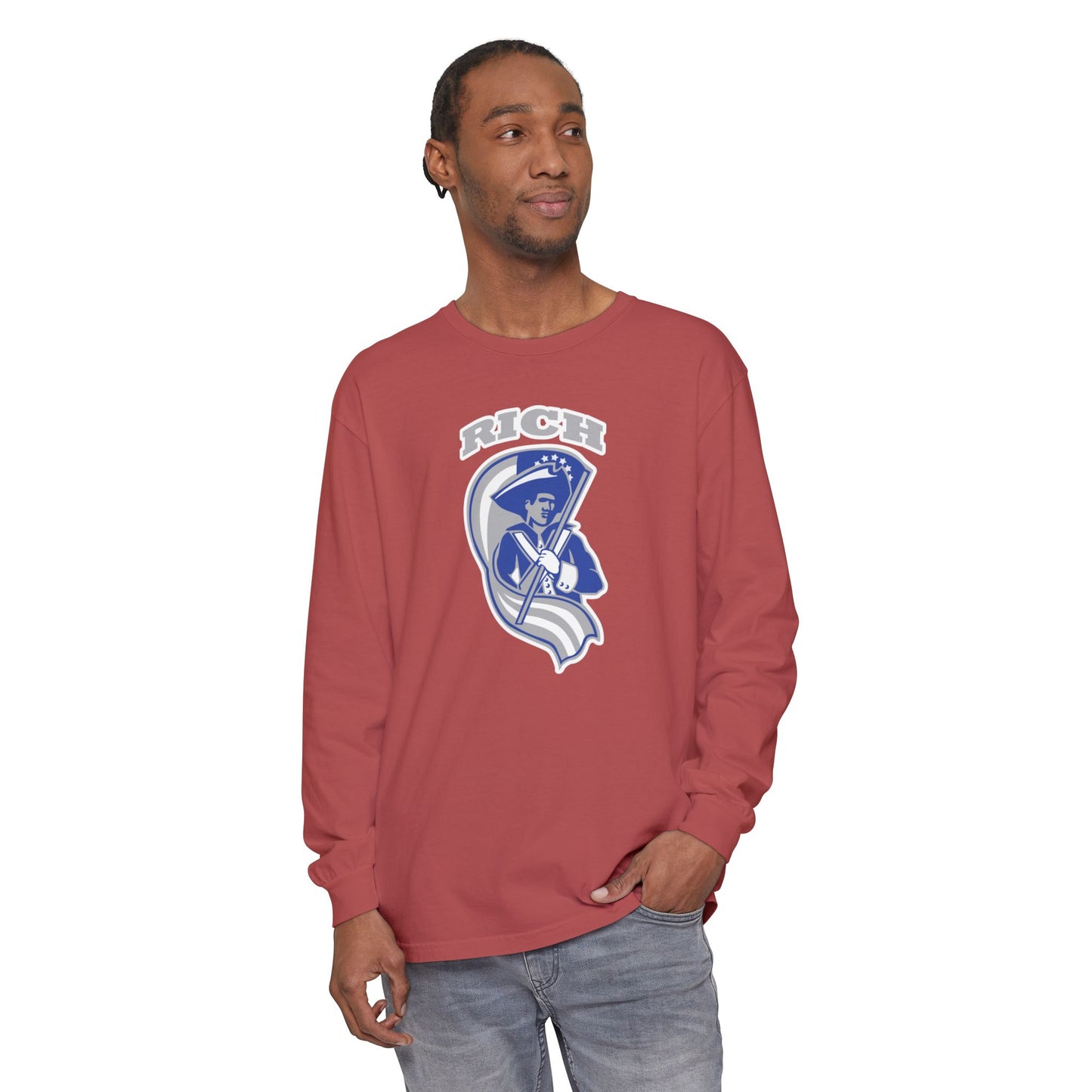 Garment-Dyed Long Sleeve Tee