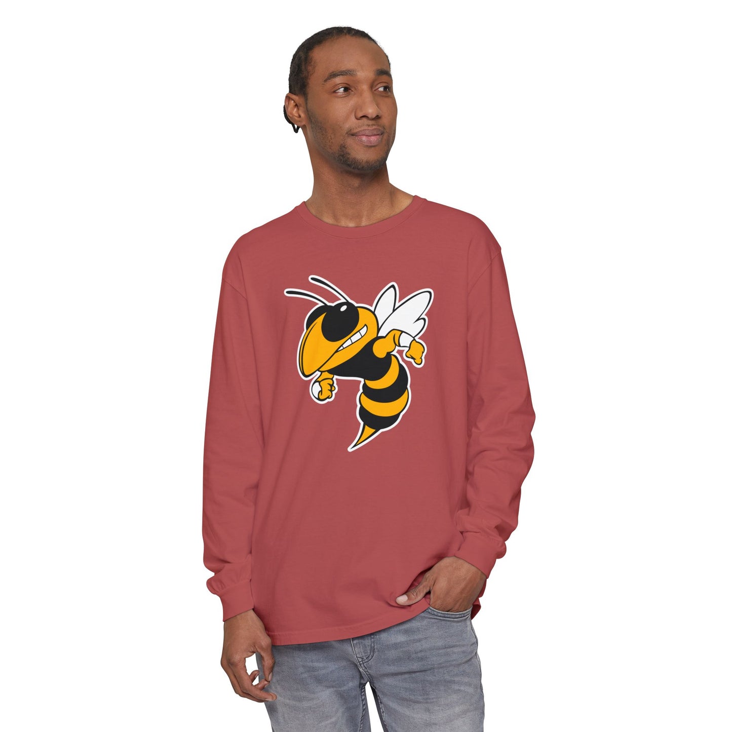 Garment-Dyed Long Sleeve Tee