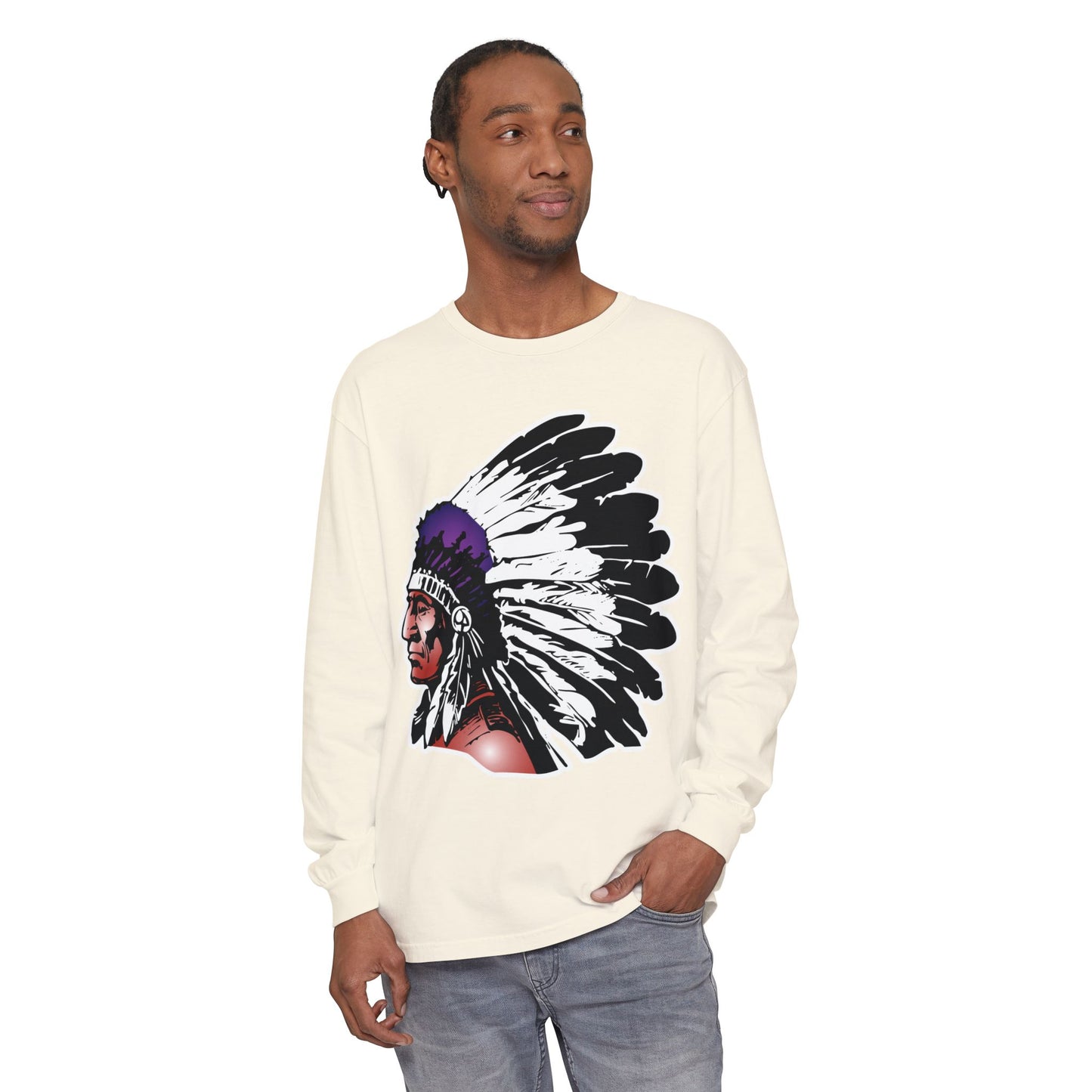 Garment-Dyed Long Sleeve Tee