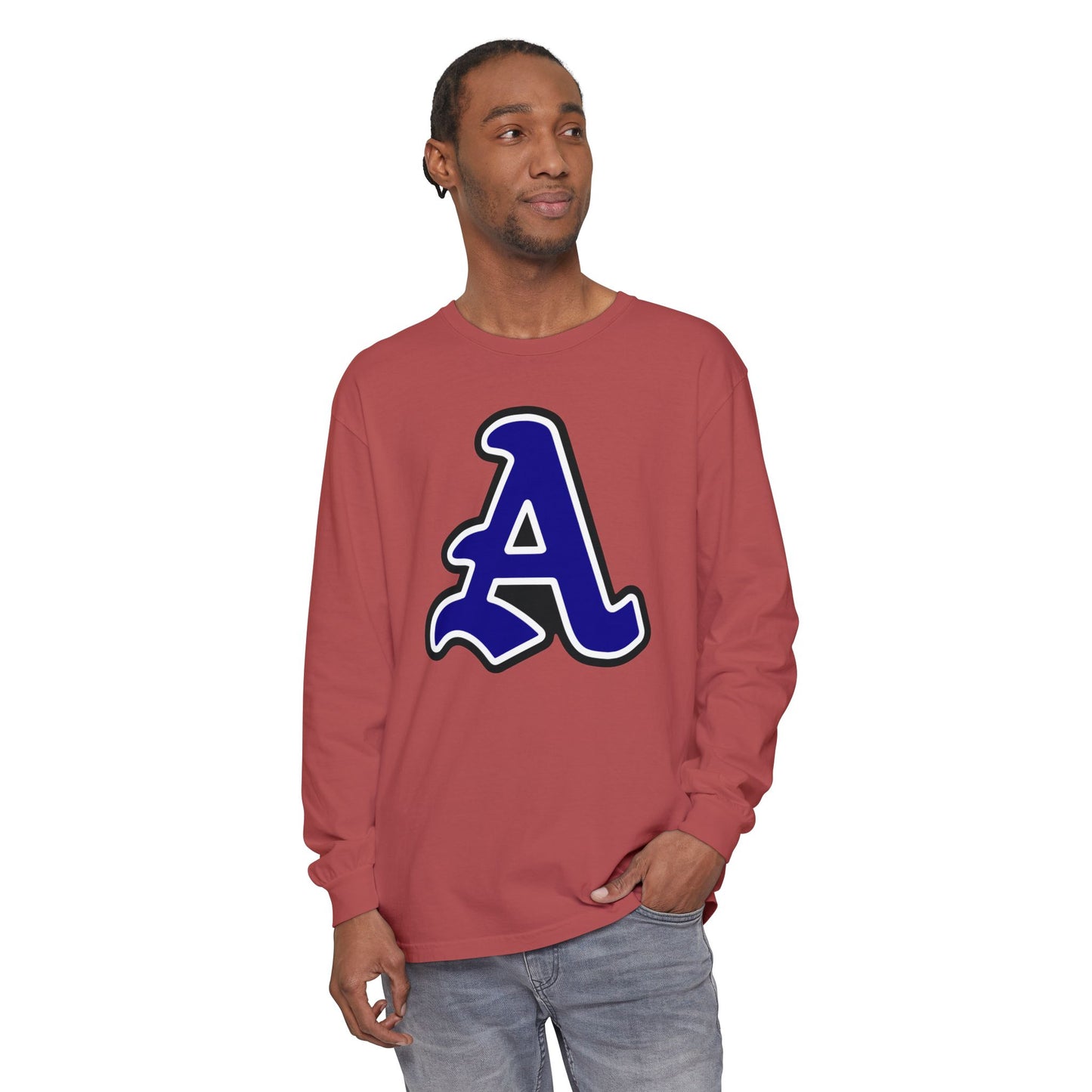 Garment-Dyed Long Sleeve Tee