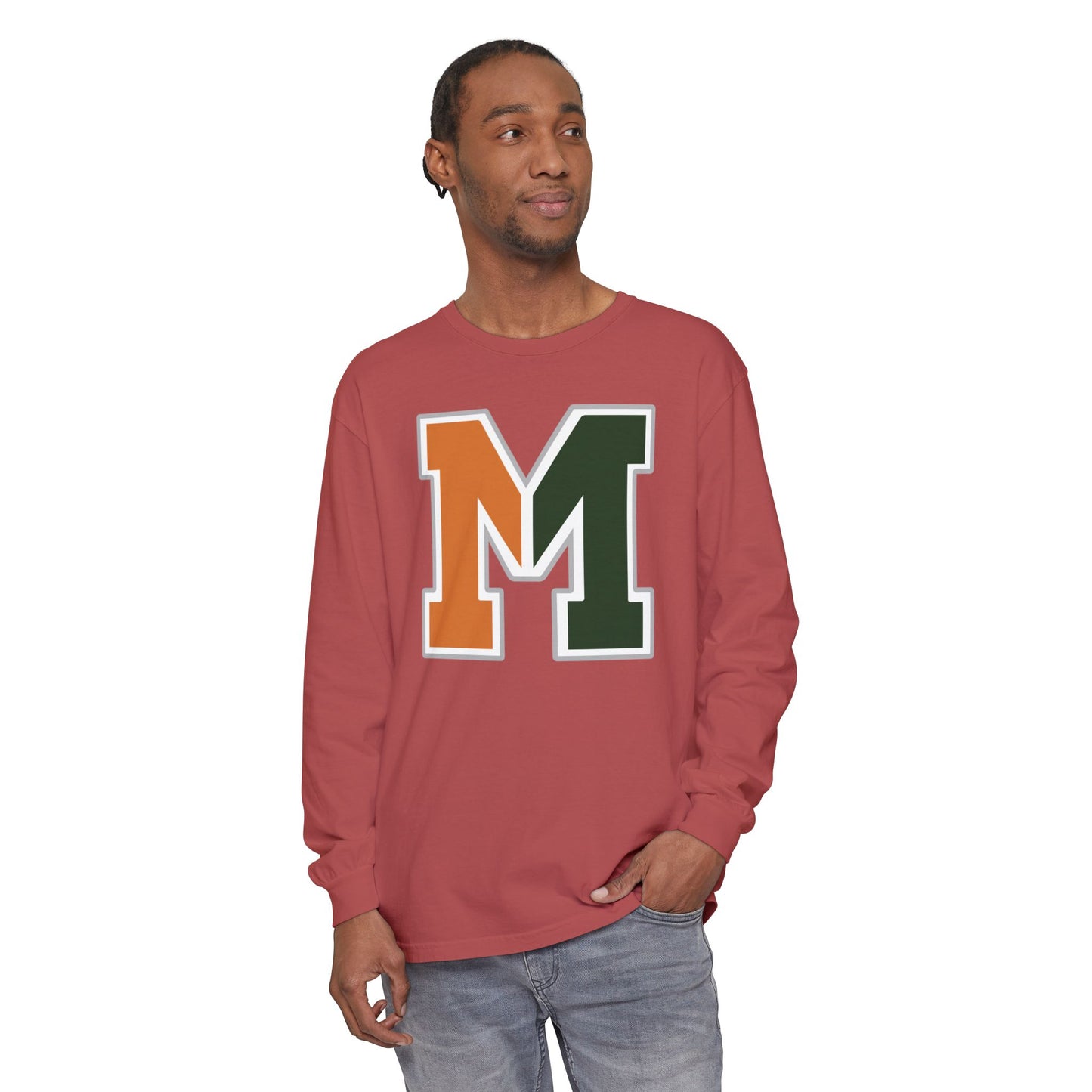 Garment-Dyed Long Sleeve Tee