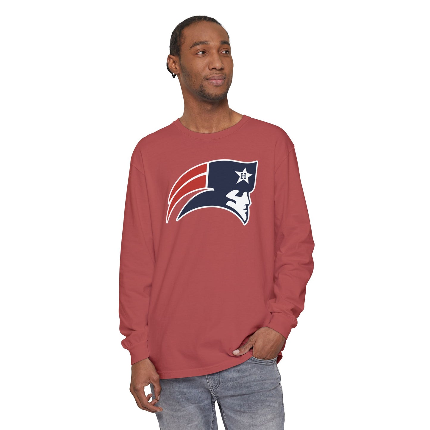 Garment-Dyed Long Sleeve Tee