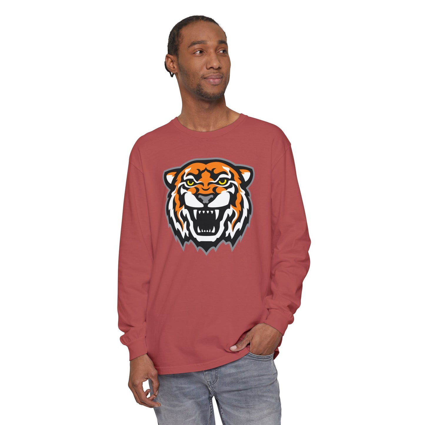 Garment-Dyed Long Sleeve Tee