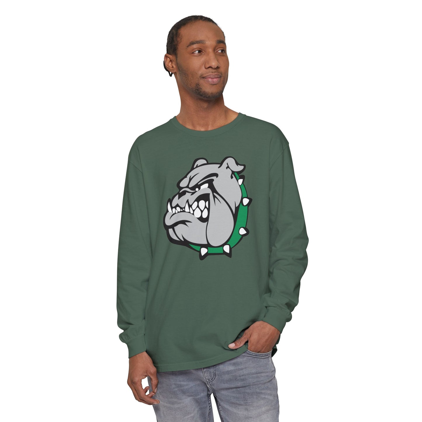 Garment-Dyed Long Sleeve Tee
