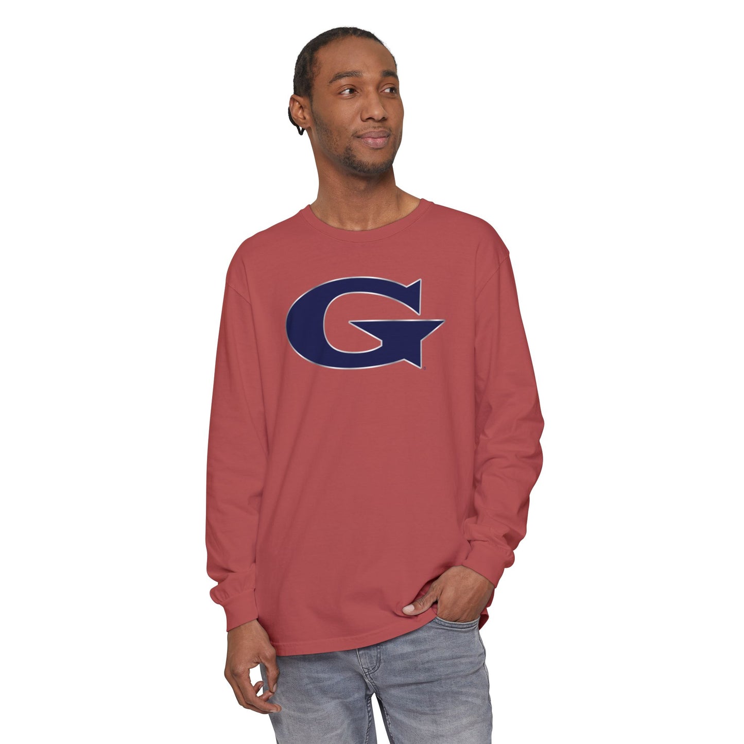 Garment-Dyed Long Sleeve Tee