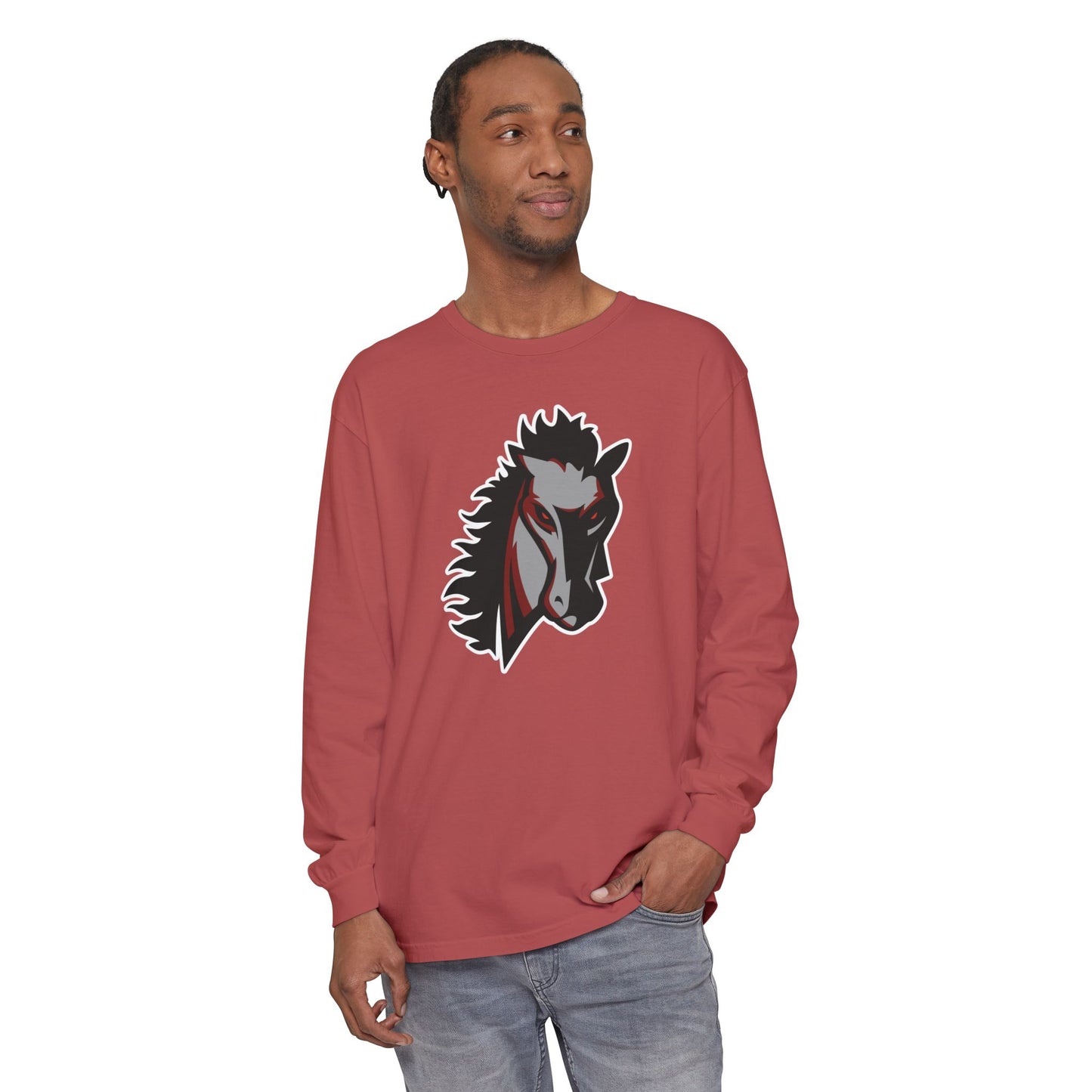Garment-Dyed Long Sleeve Tee