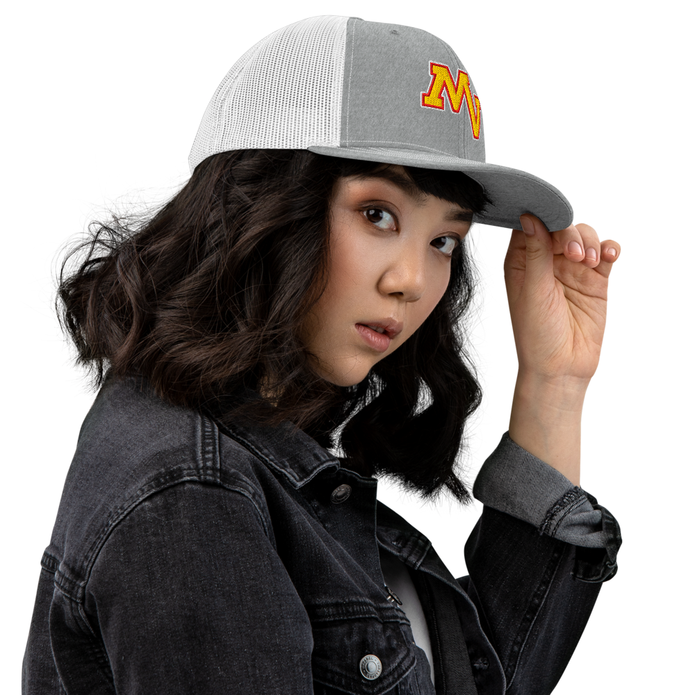 Mountain View High School Design 3 — Heather Grey/White