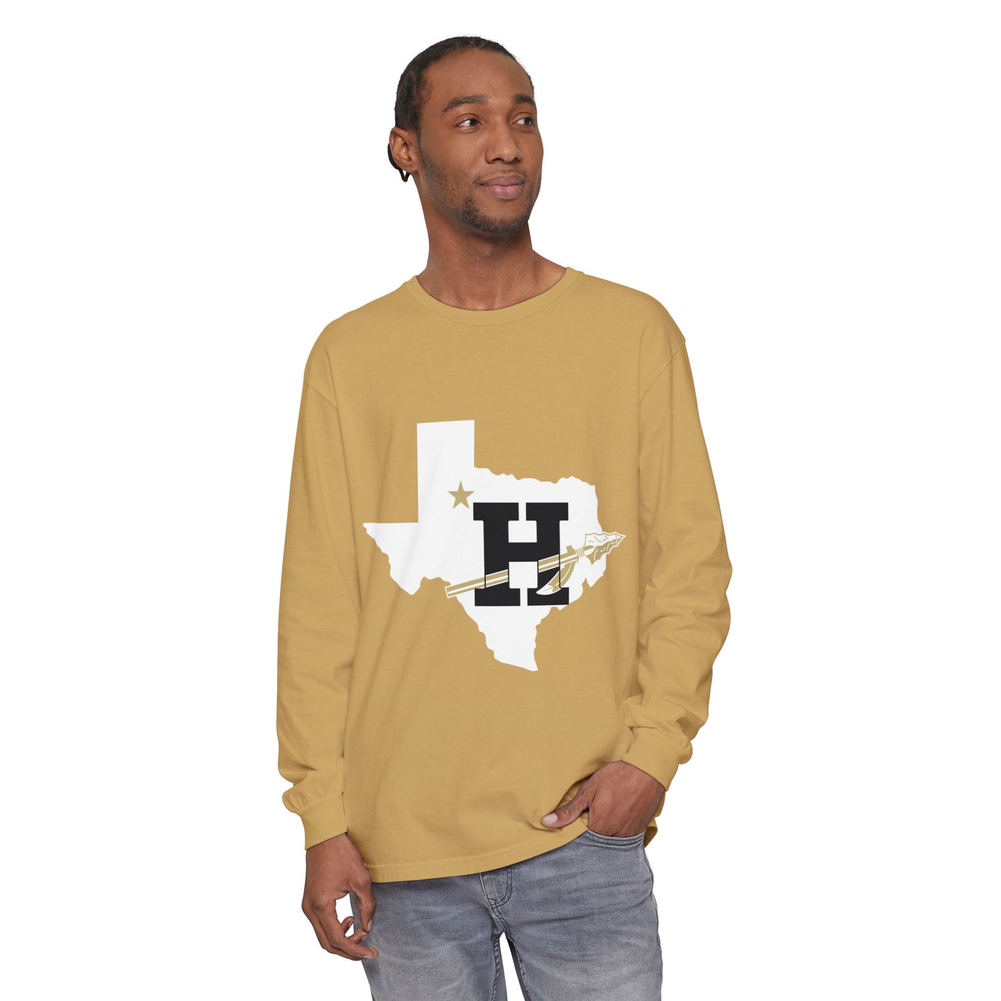 Garment-Dyed Long Sleeve Tee
