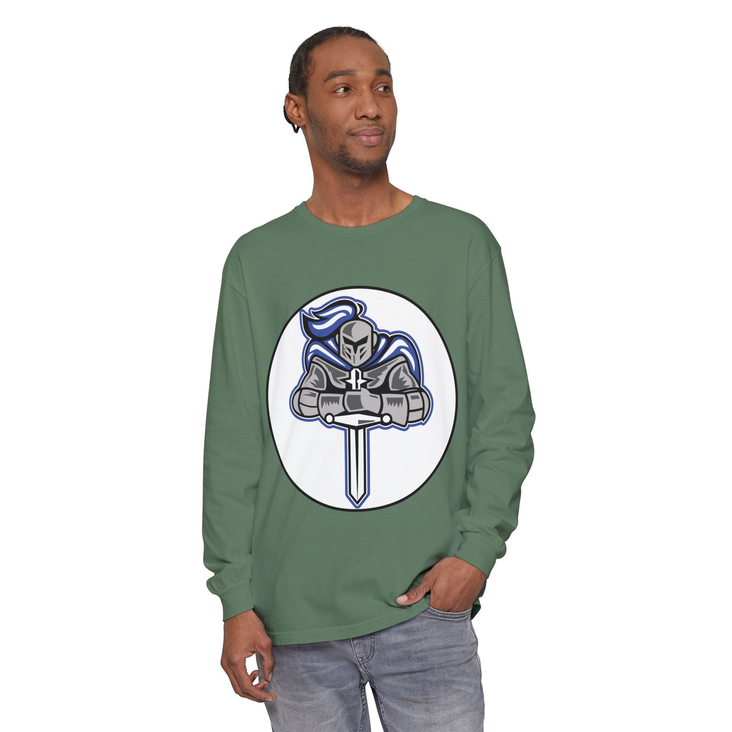 Garment-Dyed Long Sleeve Tee