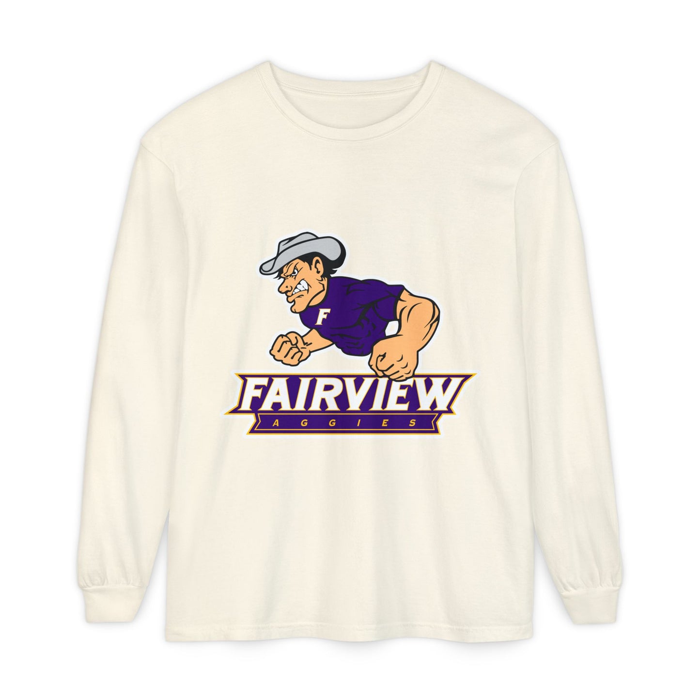 Garment-Dyed Long Sleeve Tee