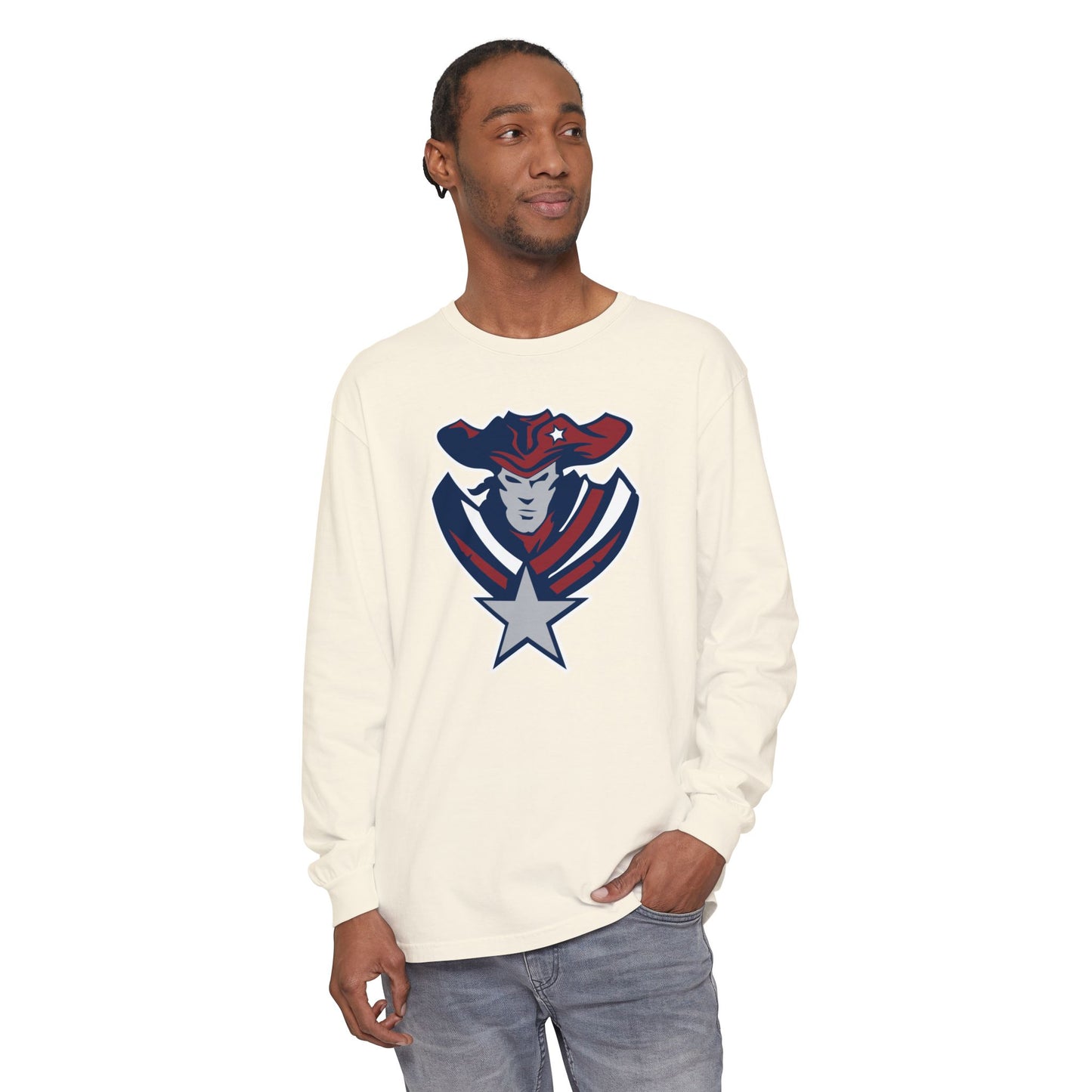 Garment-Dyed Long Sleeve Tee