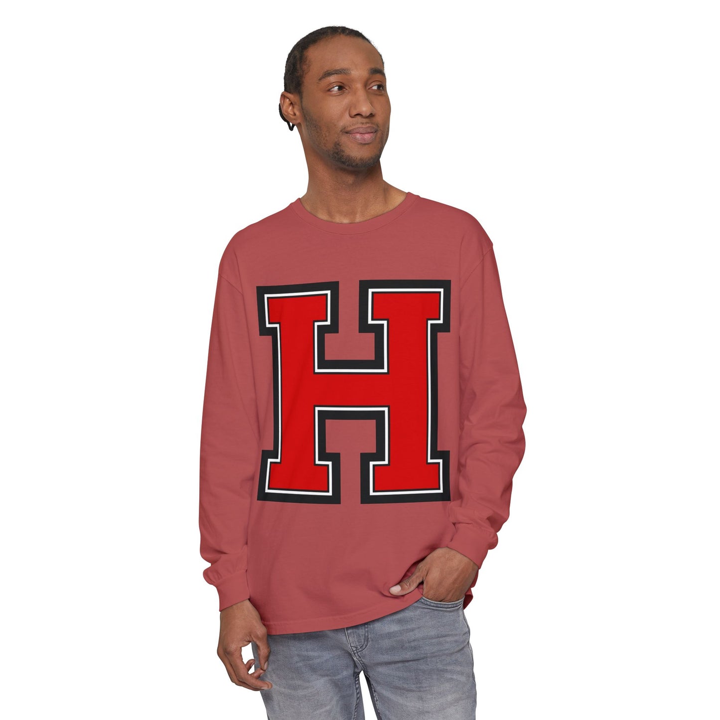 Garment-Dyed Long Sleeve Tee