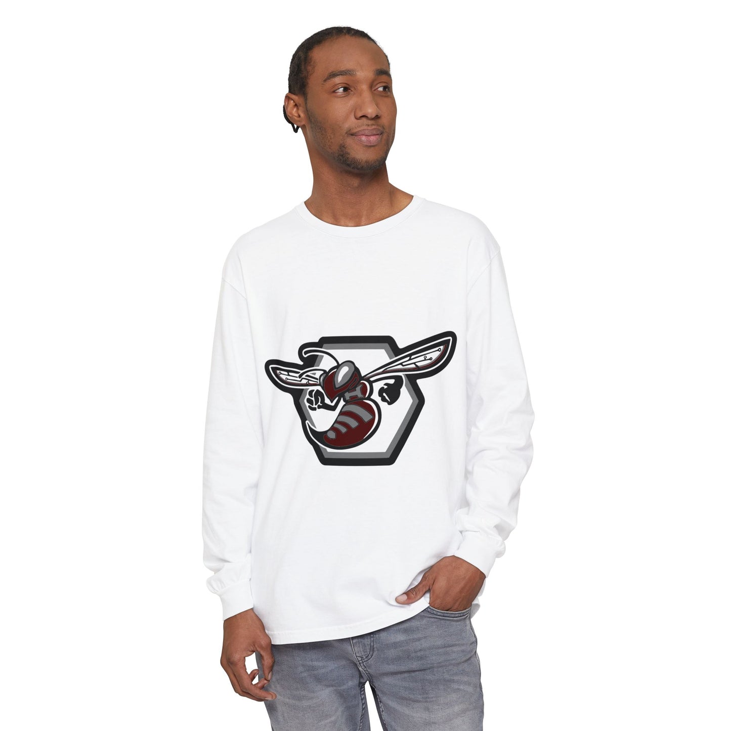Garment-Dyed Long Sleeve Tee