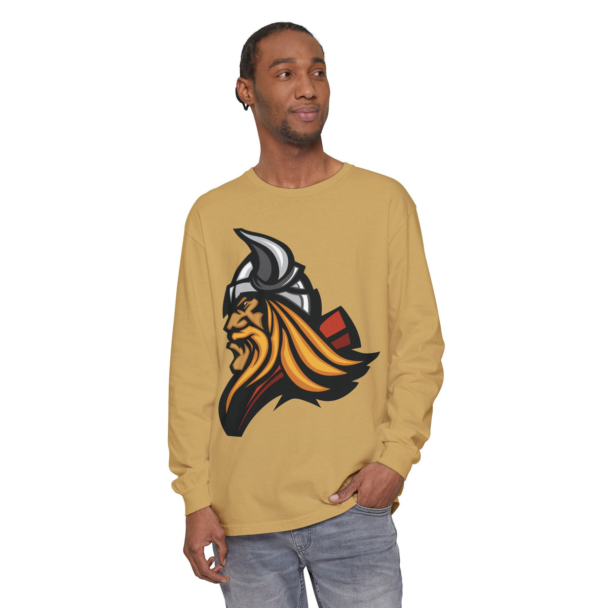 Garment-Dyed Long Sleeve Tee