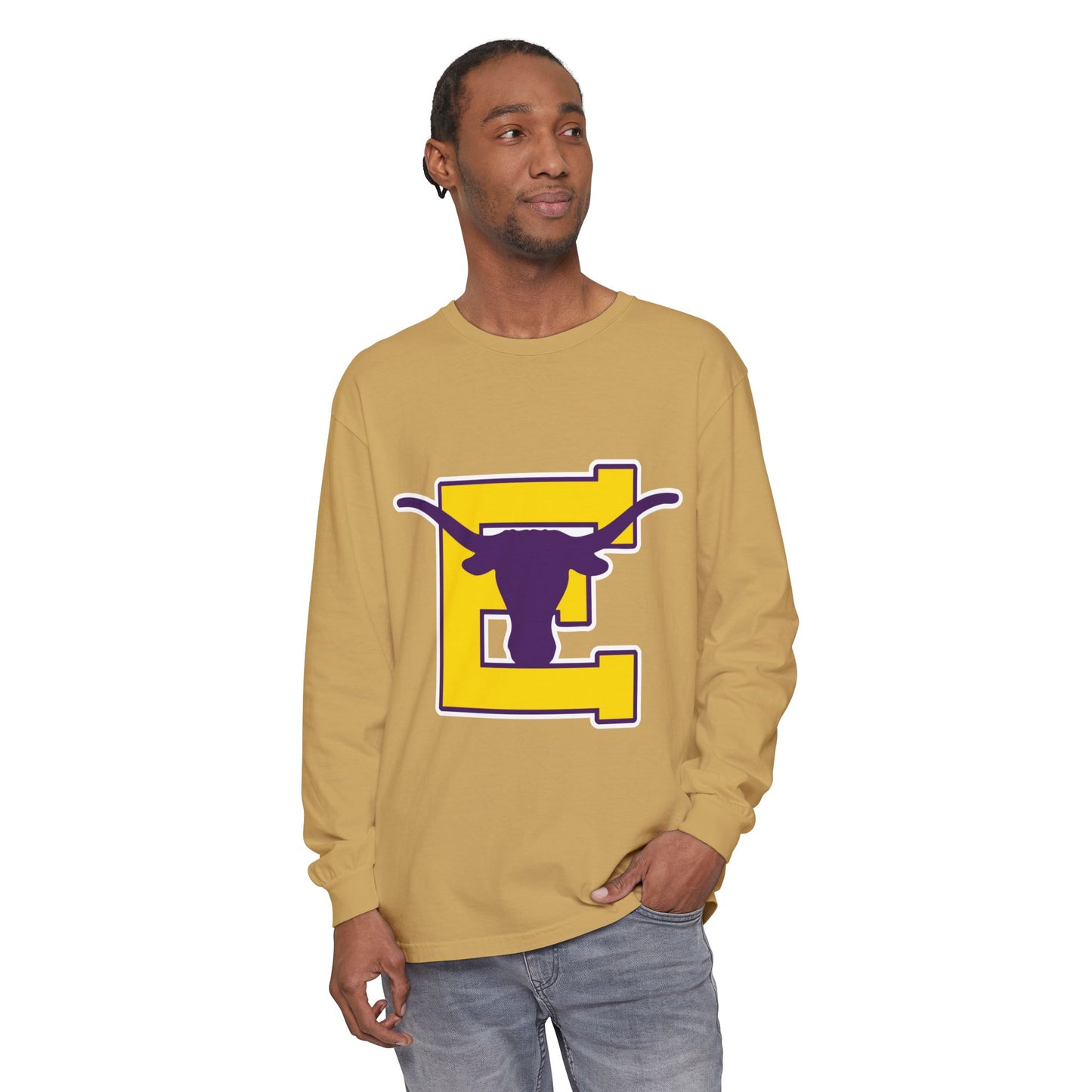 Garment-Dyed Long Sleeve Tee