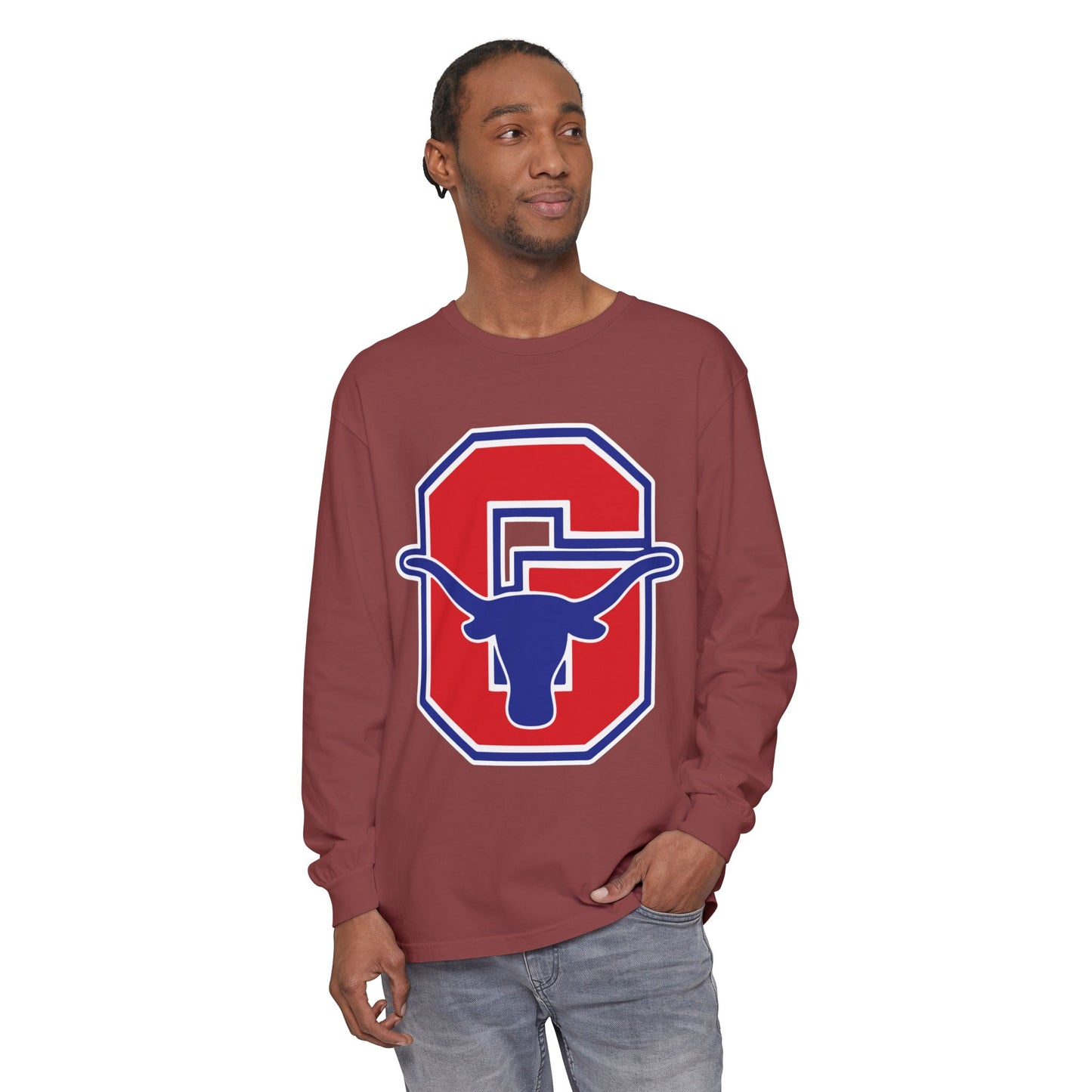 Garment-Dyed Long Sleeve Tee