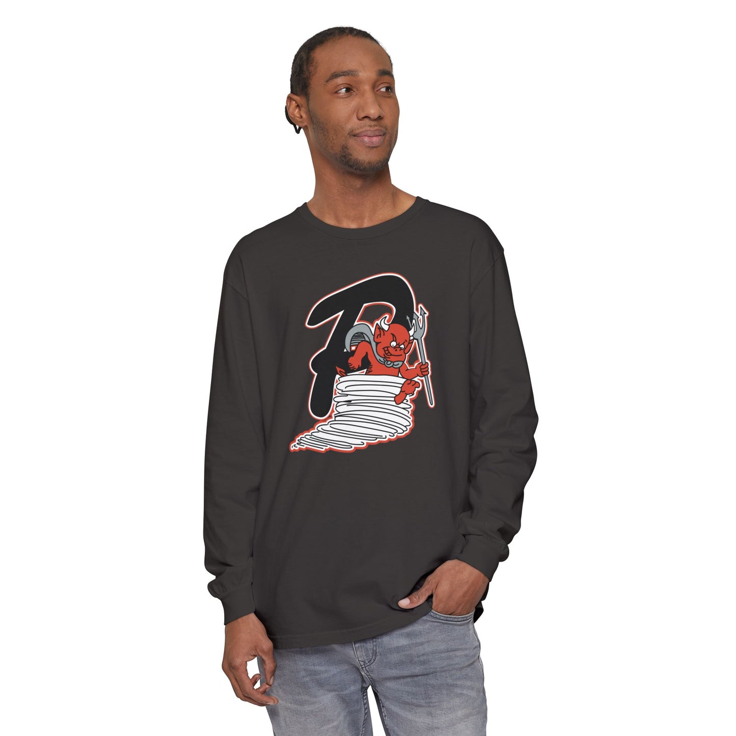 Garment-Dyed Long Sleeve Tee