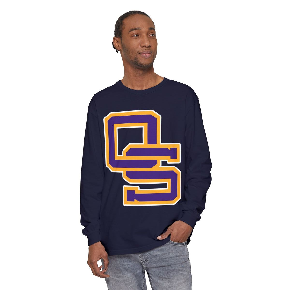 Garment-Dyed Long Sleeve Tee