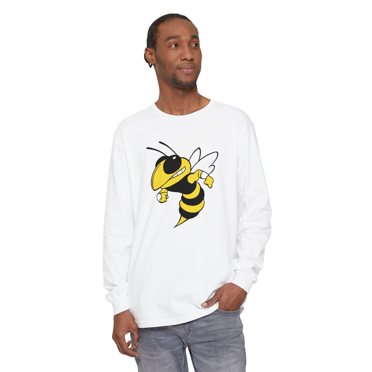 Garment-Dyed Long Sleeve Tee