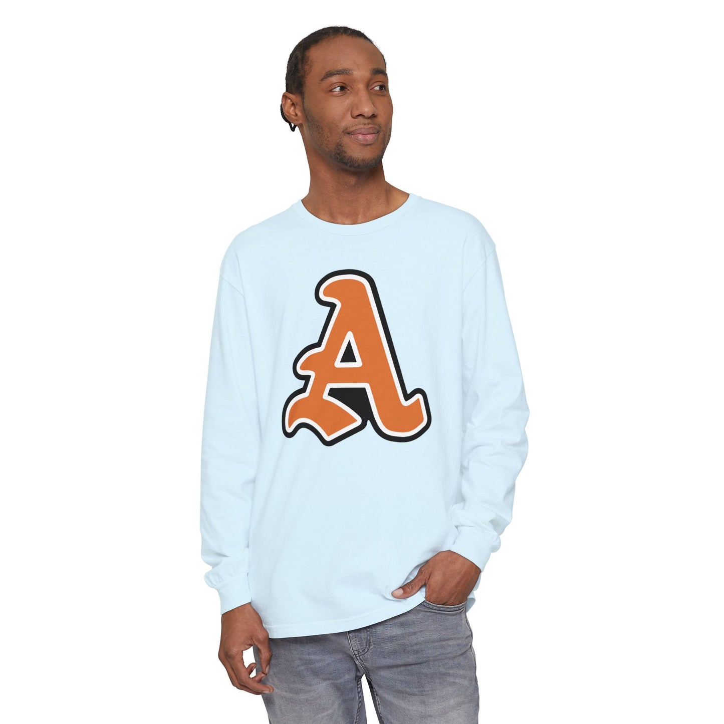 Garment-Dyed Long Sleeve Tee