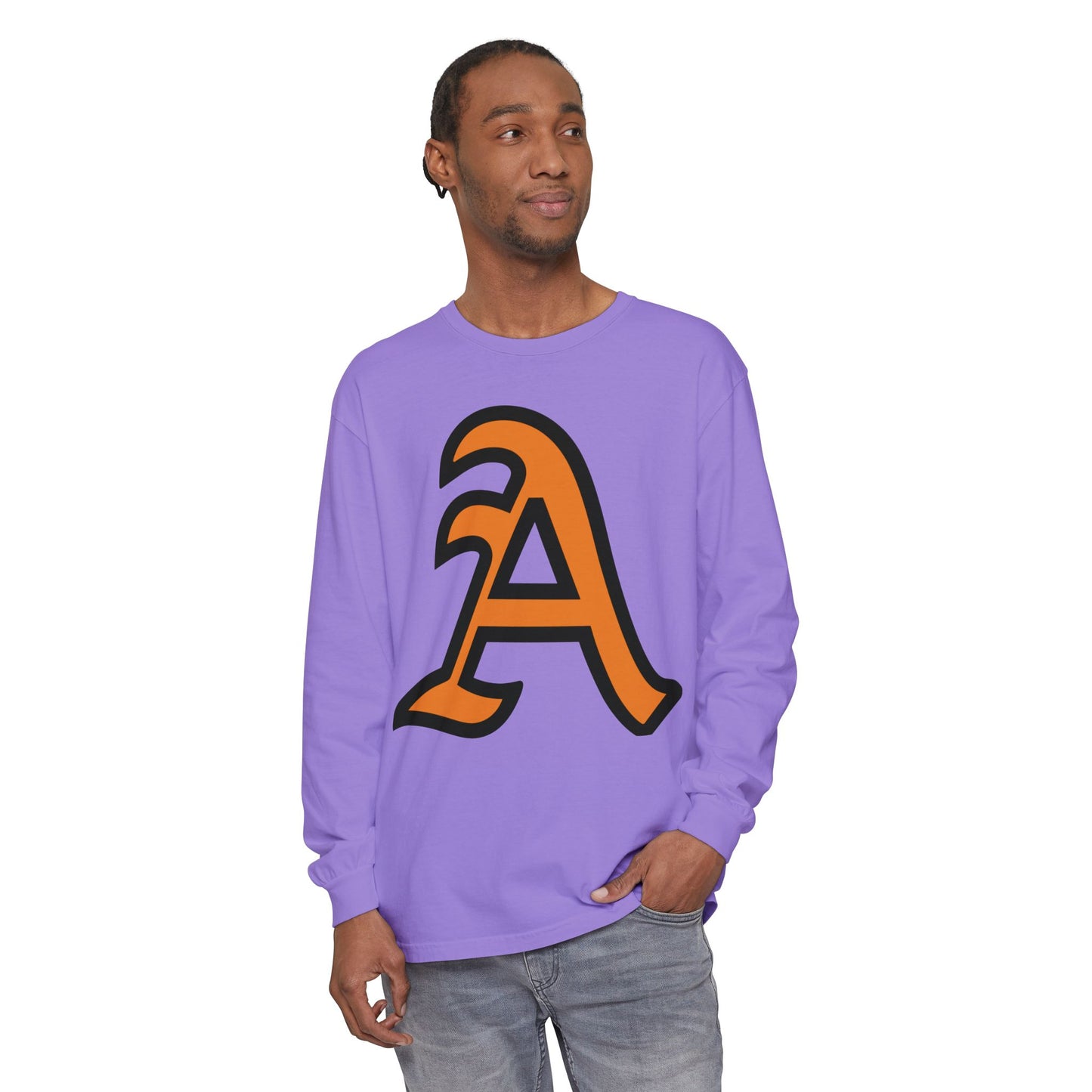Garment-Dyed Long Sleeve Tee