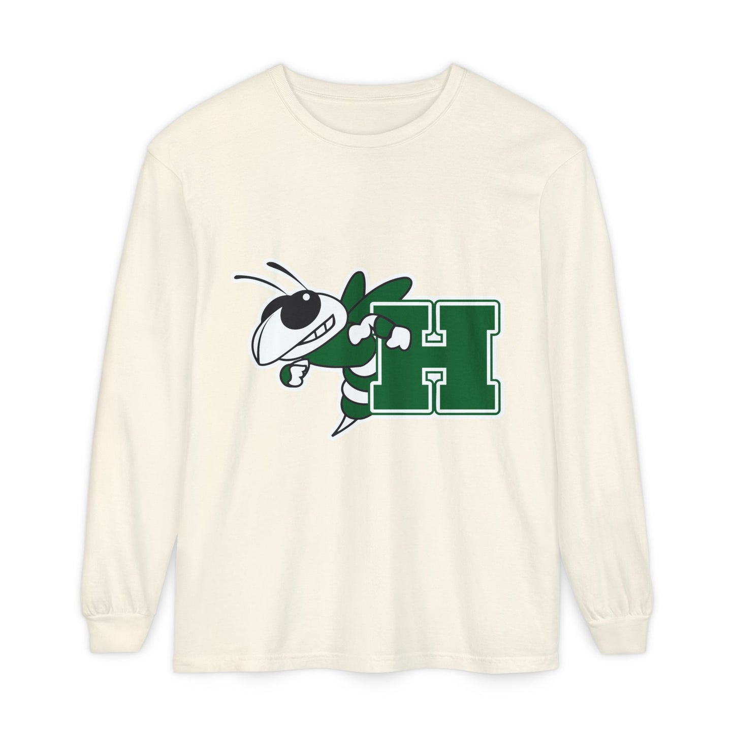 Garment-Dyed Long Sleeve Tee
