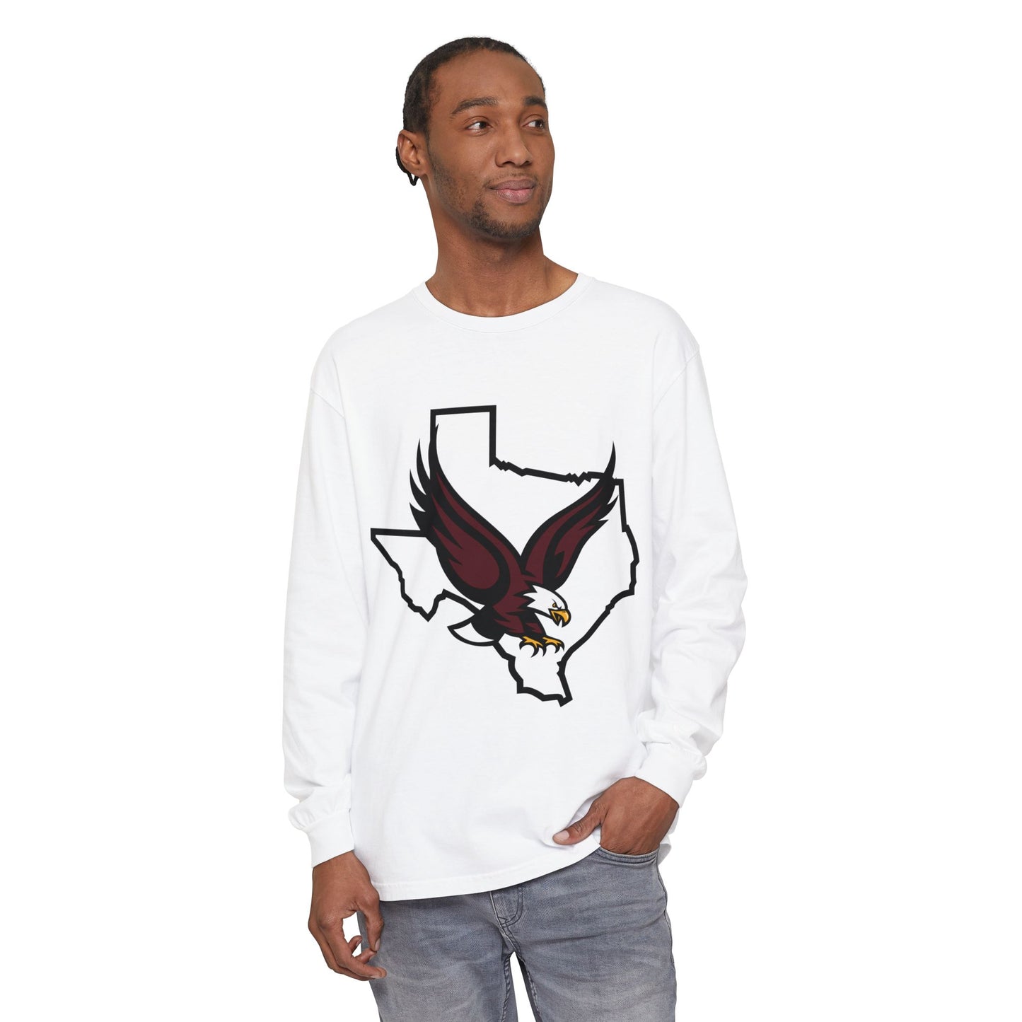 Garment-Dyed Long Sleeve Tee