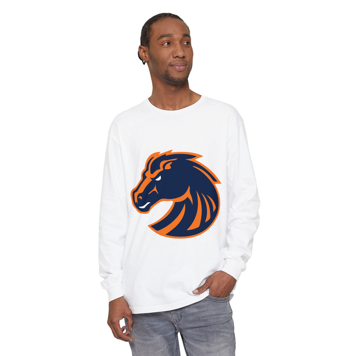 Garment-Dyed Long Sleeve Tee