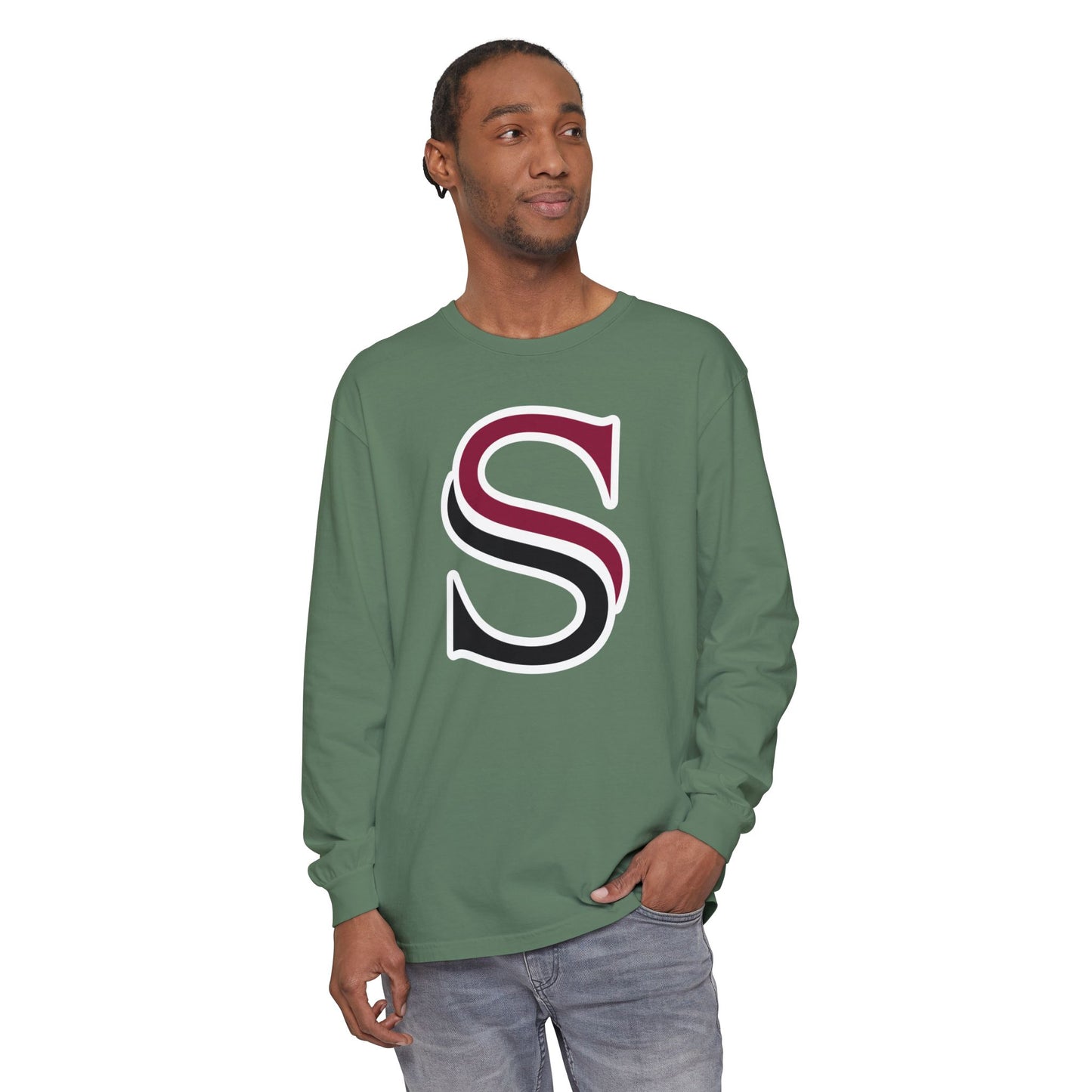 Garment-Dyed Long Sleeve Tee