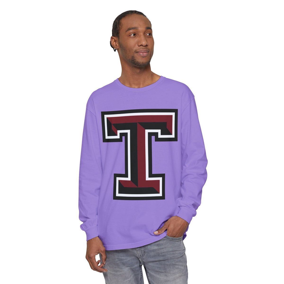 Garment-Dyed Long Sleeve Tee