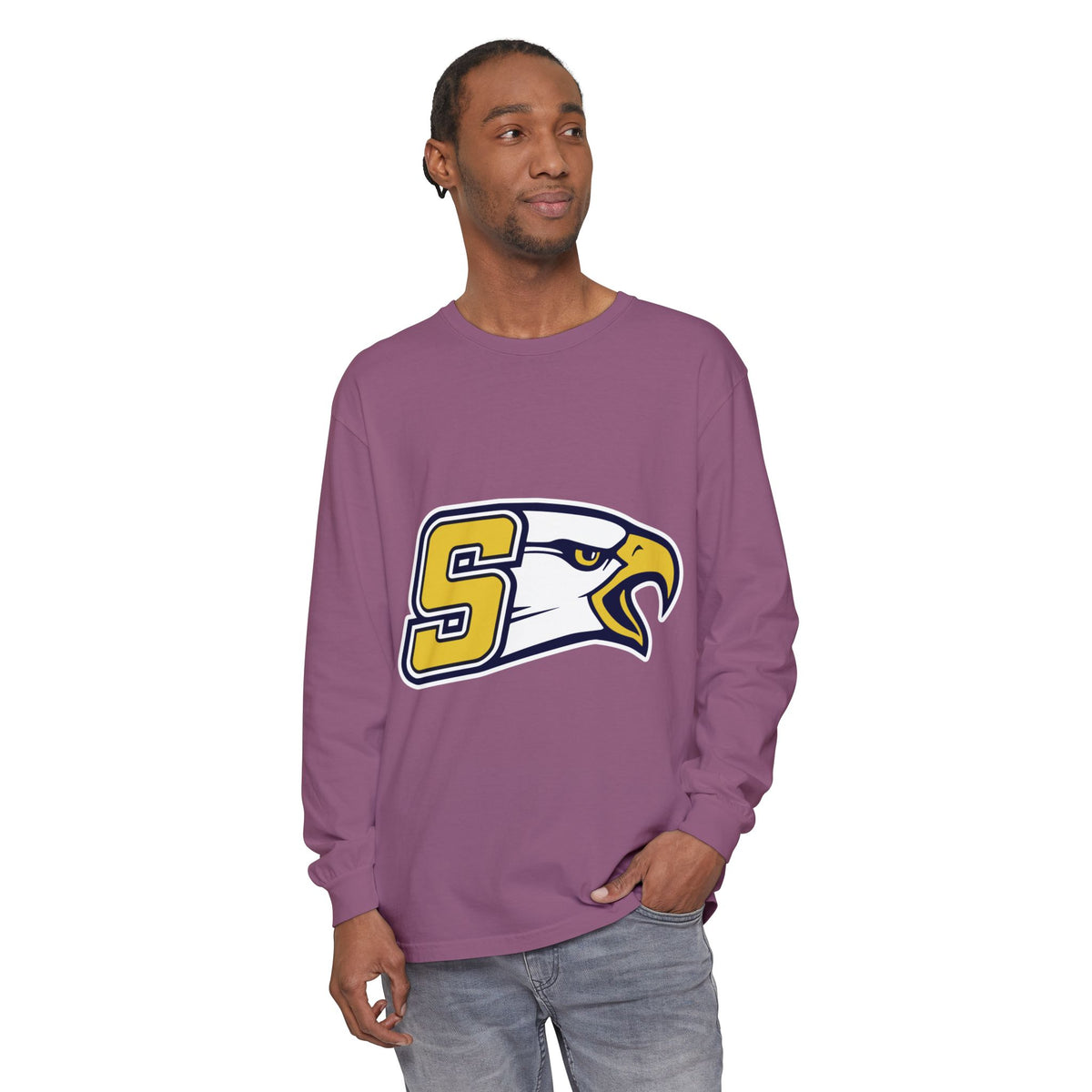 Garment-Dyed Long Sleeve Tee