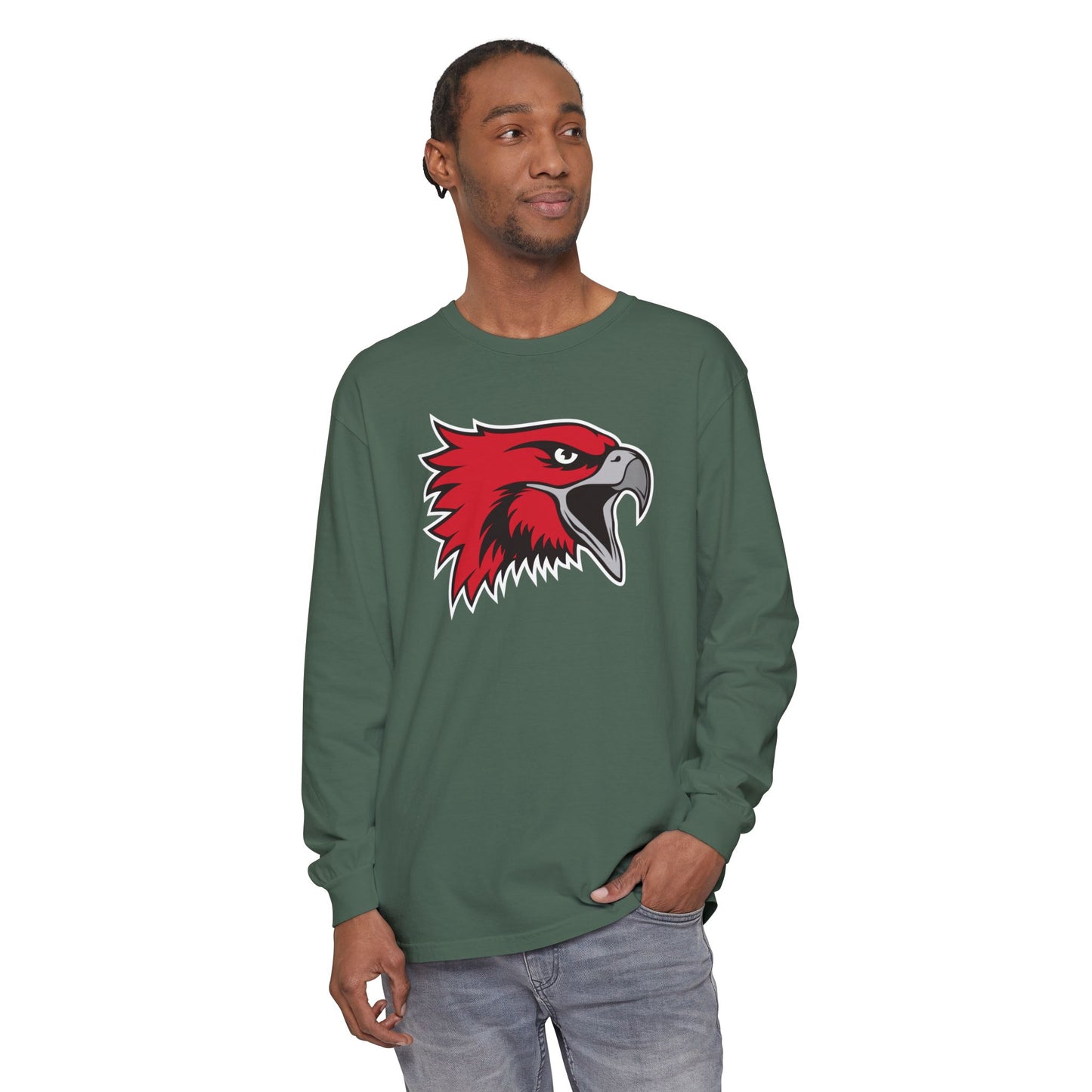 Garment-Dyed Long Sleeve Tee