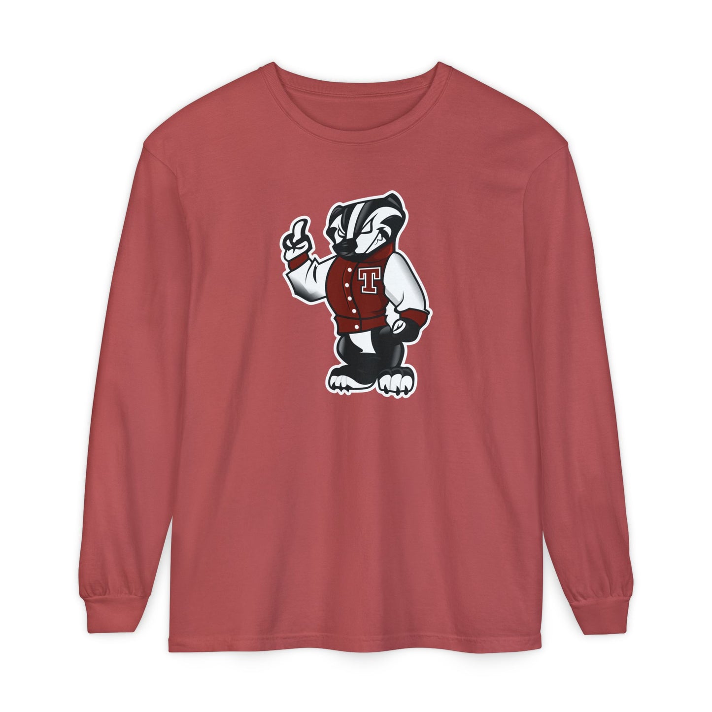 Garment-Dyed Long Sleeve Tee