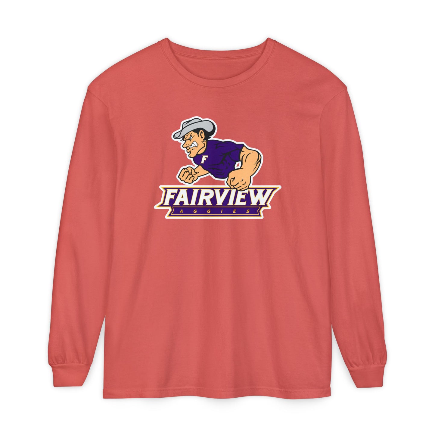 Garment-Dyed Long Sleeve Tee