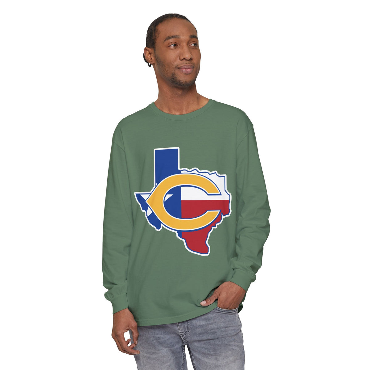 Garment-Dyed Long Sleeve Tee