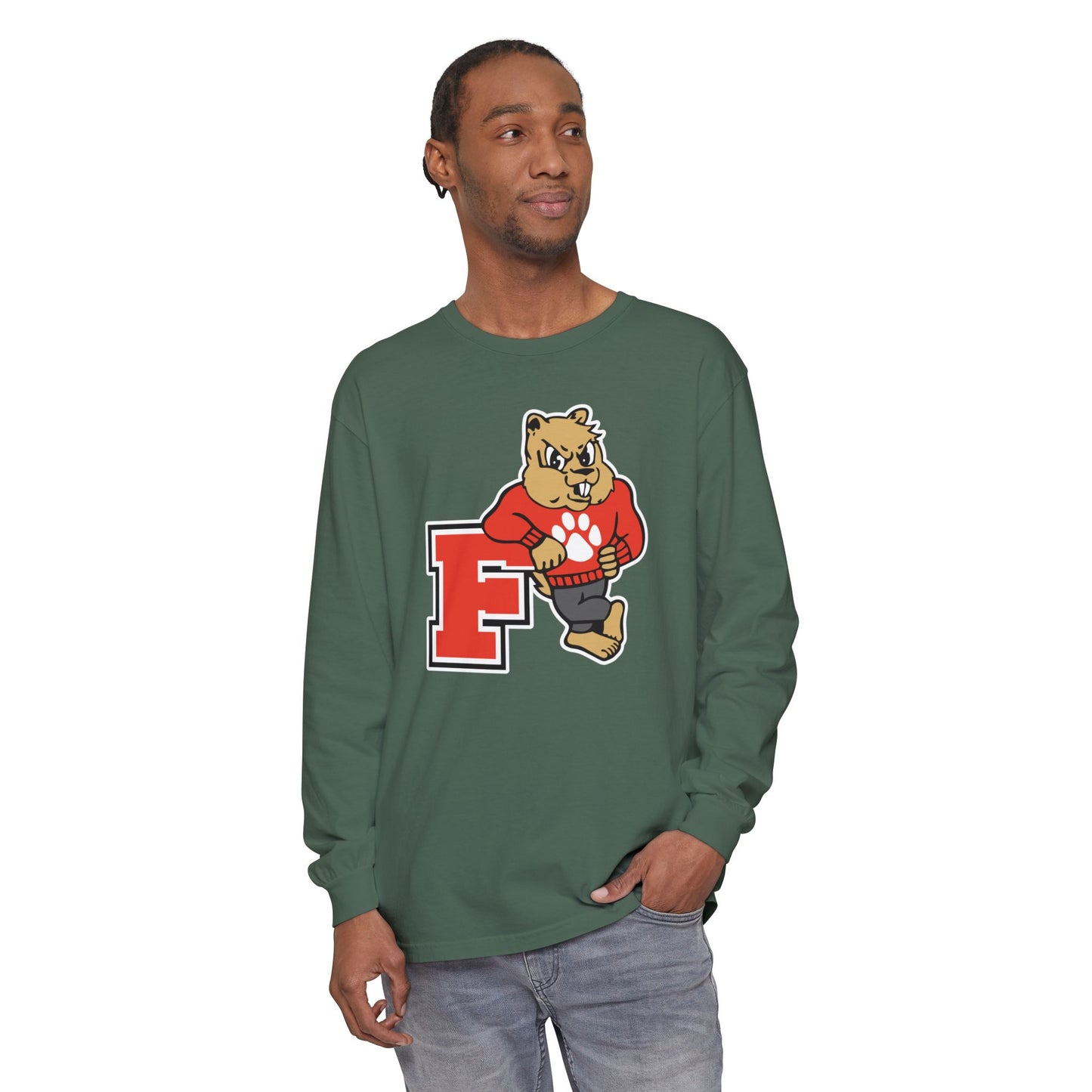 Garment-Dyed Long Sleeve Tee