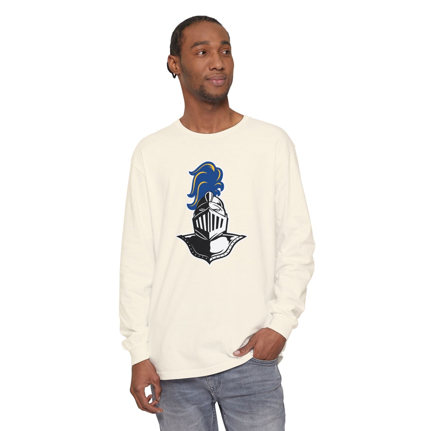 Garment-Dyed Long Sleeve Tee