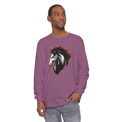 Garment-Dyed Long Sleeve Tee