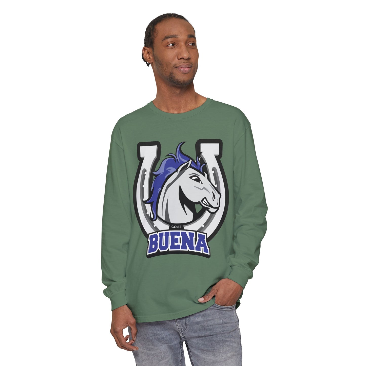Garment-Dyed Long Sleeve Tee