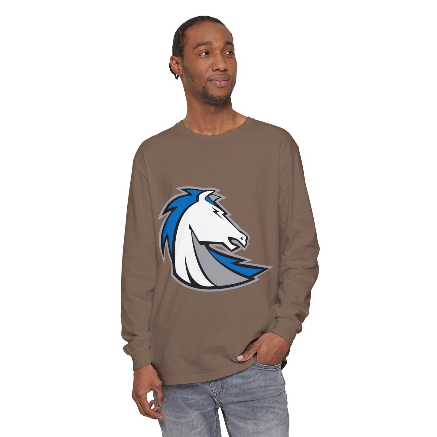 Garment-Dyed Long Sleeve Tee