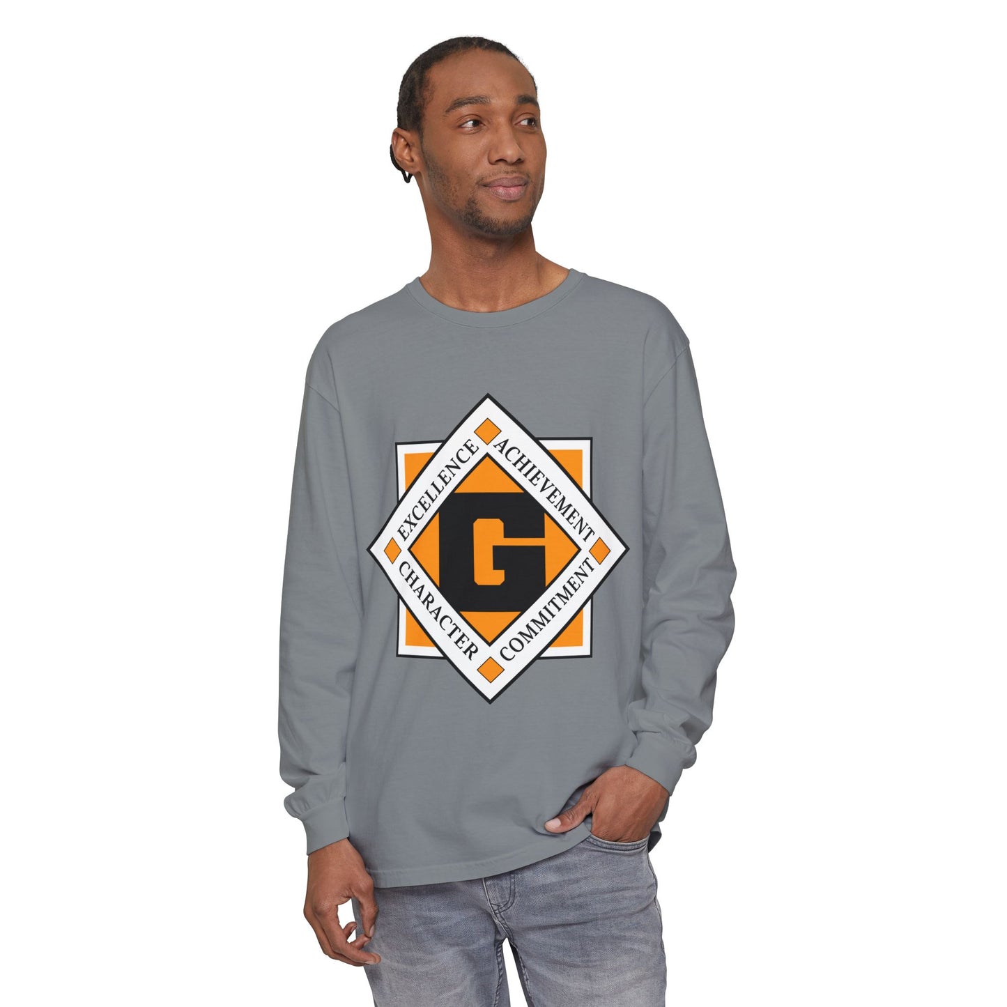 Garment-Dyed Long Sleeve Tee