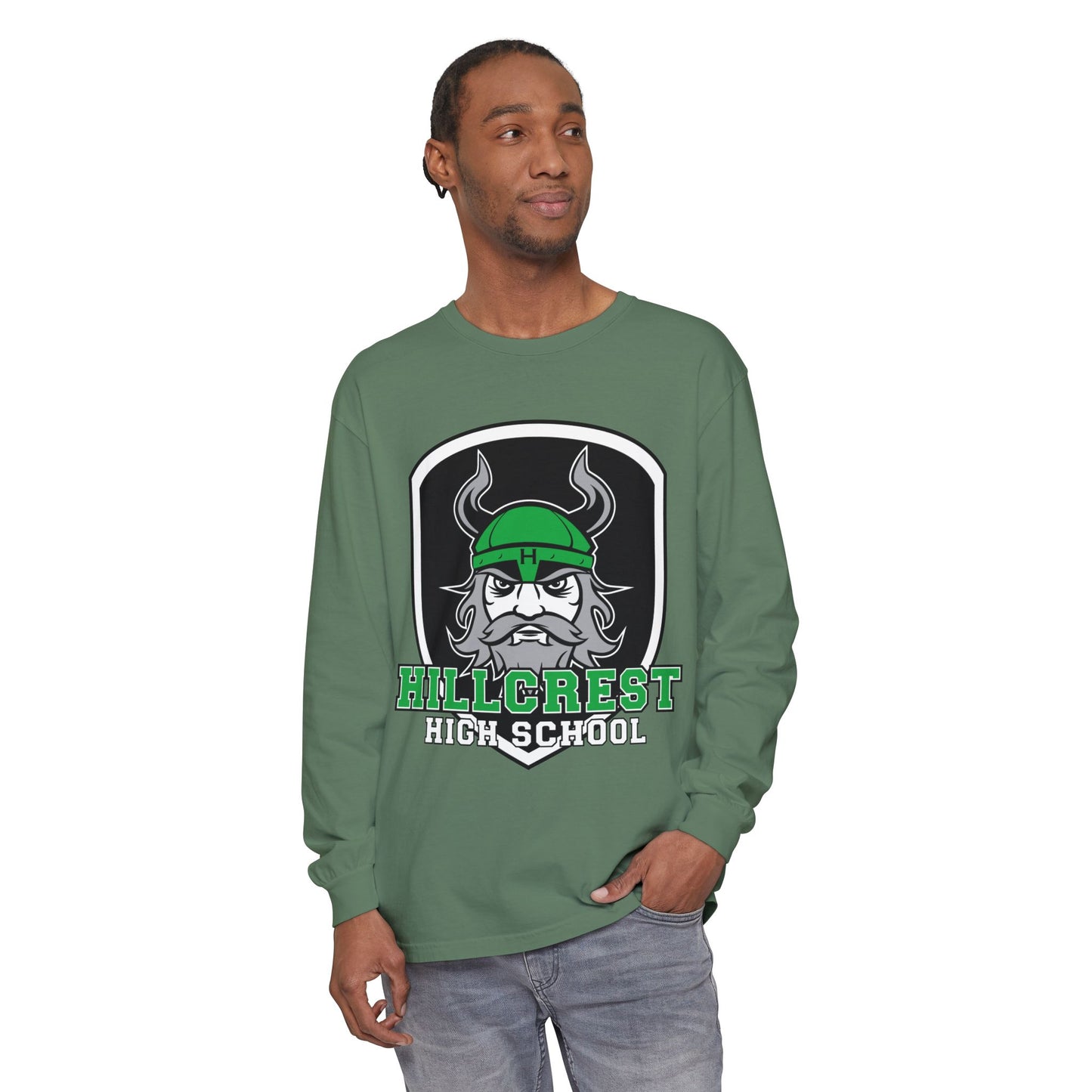 Garment-Dyed Long Sleeve Tee