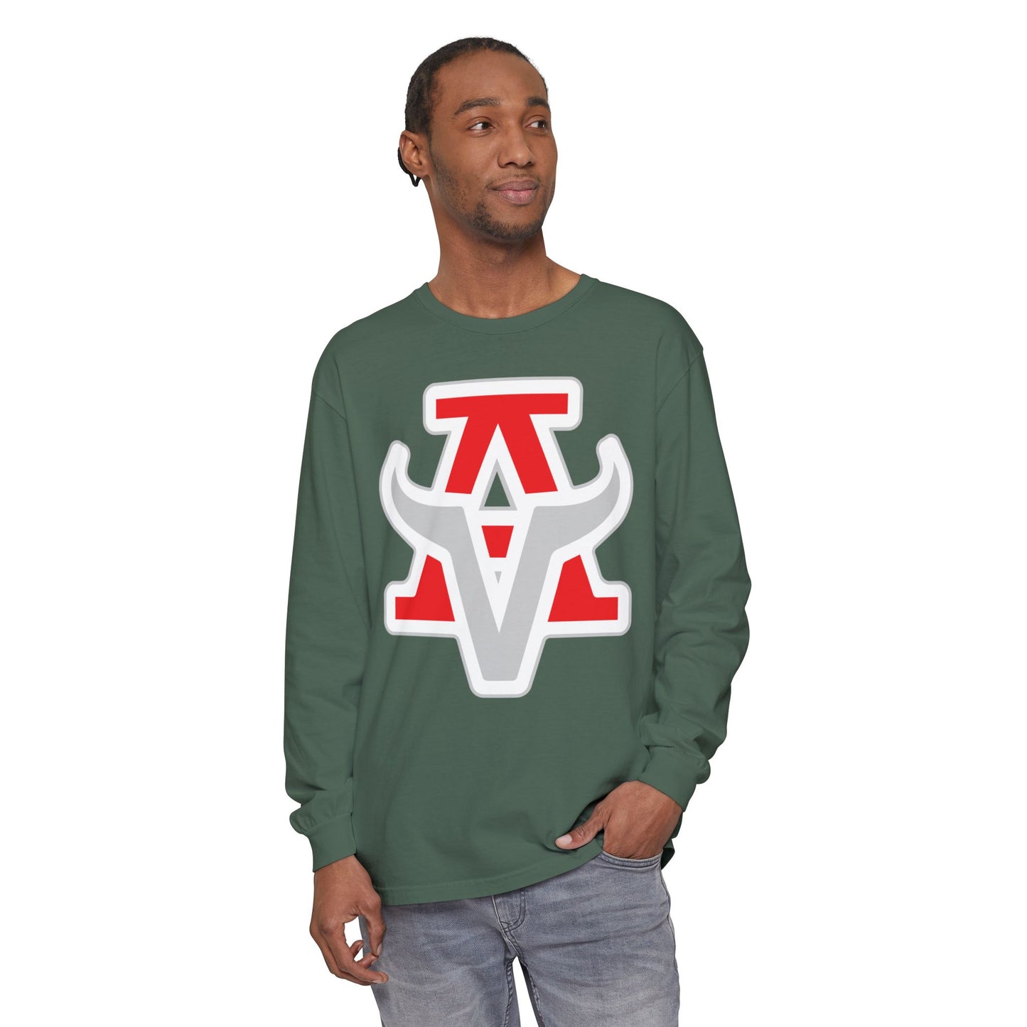 Garment-Dyed Long Sleeve Tee